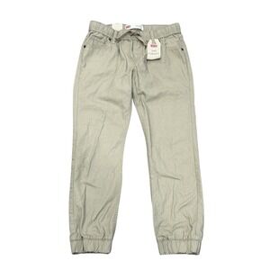 NWT Levis Boys Ripstop Twill Jogger Pants Khaki Size Medium Tan MSRP $48